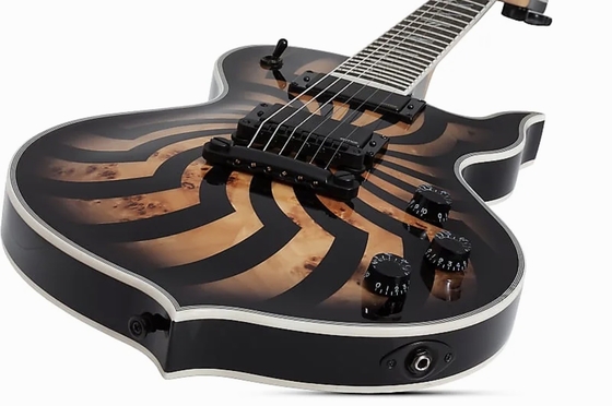 China Custom Wylde Audio Odin Grail Charcoal Burst Buzzsaw Electric Guitar Accept OEM supplier