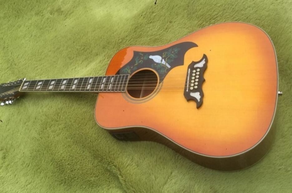 2018 New 12 strings Chibson Dovo acoustic guitar 12 string GB dove