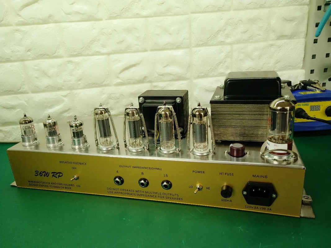 36W RP Grand Style Hand Wired Tube Guitar Amplifier Chassis with