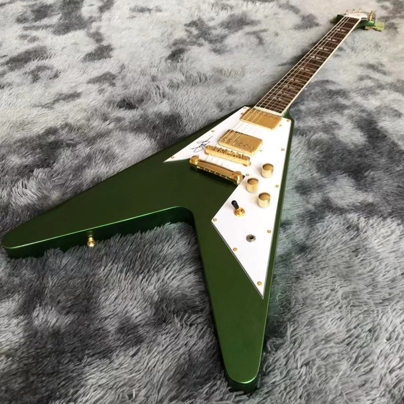 Custom Grand Flying V Electric Guitar China OEM Custom Body flying v