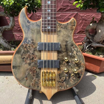 Custom Alem Grand Type 4, 5, 6 Strings Neck Through Body Electric Bass Ash Body supplier