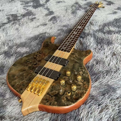 Custom Alem Grand Type 4, 5, 6 Strings Neck Through Body Electric Bass Ash Body supplier