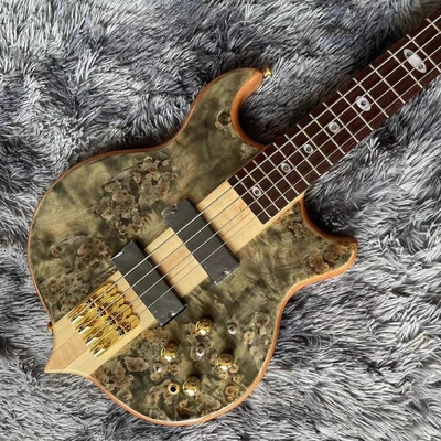 Custom Alem Grand Type 4, 5, 6 Strings Neck Through Body Electric Bass Ash Body supplier