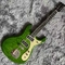 Custom Mosrite Electric guitar JRM Johnny Ramone Guitar with Water Ripple in Green Color supplier