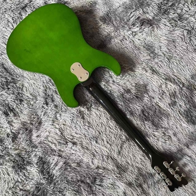 Custom Mosrite Electric guitar JRM Johnny Ramone Guitar with Water Ripple in Green Color supplier