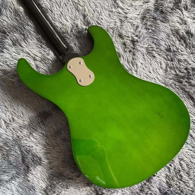 Custom Mosrite Electric guitar JRM Johnny Ramone Guitar with Water Ripple in Green Color supplier