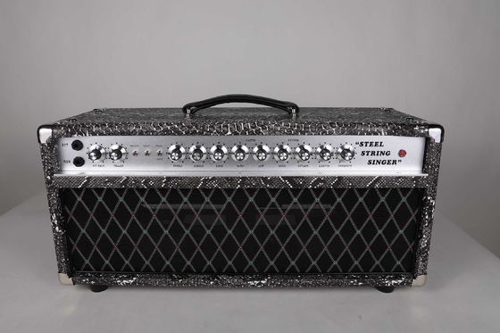 Custom SSS Steel String Singer Tone Deluxe Handwired Guitar Amp Head 100W with Imported Snake Tolex Vox Grill Cloth supplier