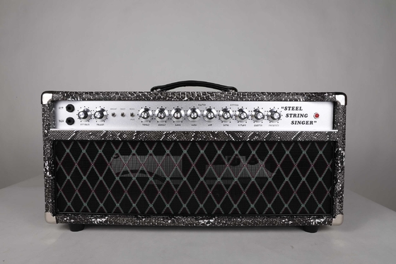 Custom SSS Steel String Singer Tone Deluxe Handwired Guitar Amp Head 100W with Imported Snake Tolex Vox Grill Cloth supplier