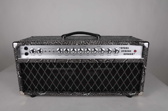 Custom DUMBLE TONE SSS Steel String Singer Tone Deluxe Handwired Guitar Amp Head 100W with Snake Tolex Vox Grill Cloth supplier