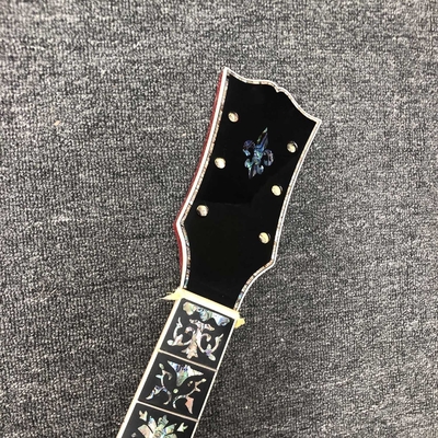 Custom Grand jumbo 43 inch J200 water ripple back side with kinds colors Acoustic Guitar life tree inlay neck, vintage supplier