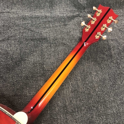 Custom Grand jumbo 43 inch J200 water ripple back side with kinds colors Acoustic Guitar life tree inlay neck, vintage supplier