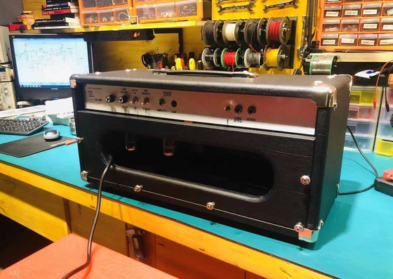 Custom Grand Tube Amplifier Head Overdrive Special Reverb 60W 2*6L6 5*12ax7 1*12at7 Tubes supplier