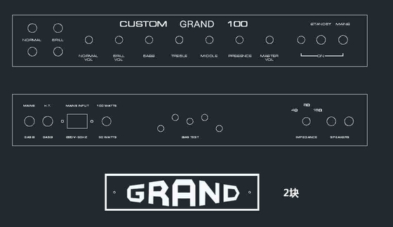 Custom Vintage 1969 Grand Dr103 HIWATT Style 100W Custom Handwired Tube Electric Guitar Nbass AMP Amplifier Head supplier