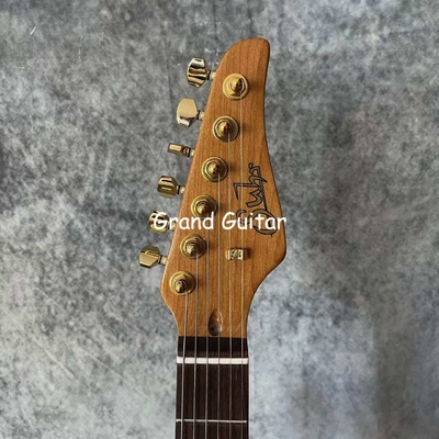 Custom 6 strings suhr style roasted neck locking tuner stainless frets electric guitar supplier