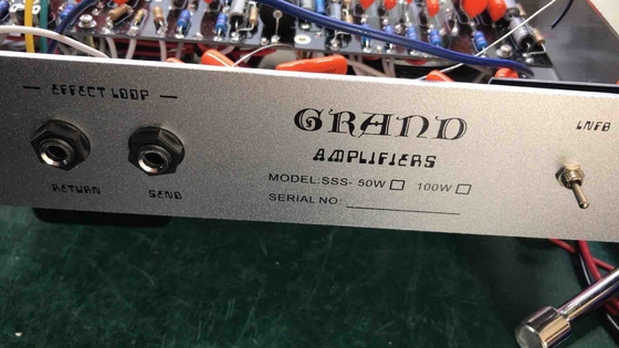 Custom Grand Tube Amplifier Head Steel String Singer SSS 100 in Purple Color 5881*4 12ax7*4 12at7*1 supplier