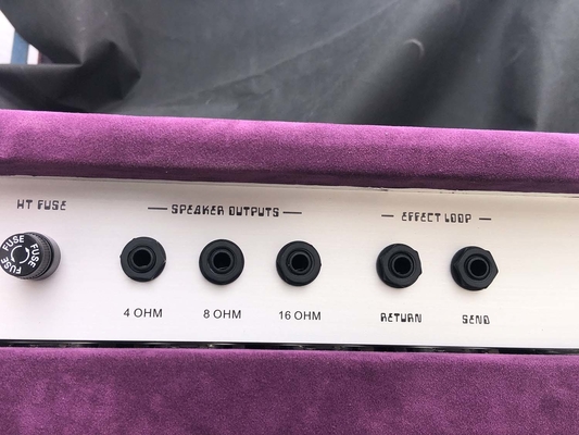 Custom Grand Tube Amplifier Head Steel String Singer SSS 100 in Purple Color 5881*4 12ax7*4 12at7*1 supplier