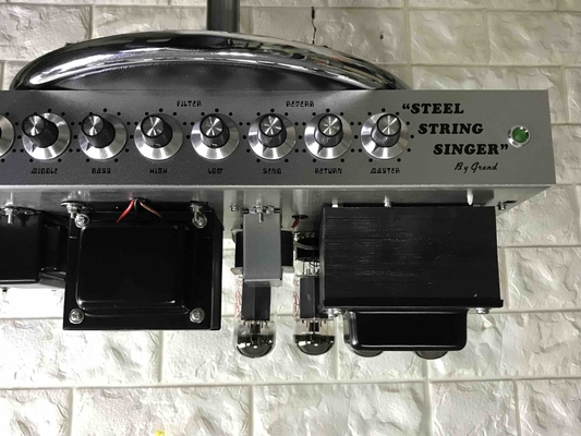 Custom Grand Tube Amplifier Head Steel String Singer SSS 100 in Purple Color 5881*4 12ax7*4 12at7*1 supplier