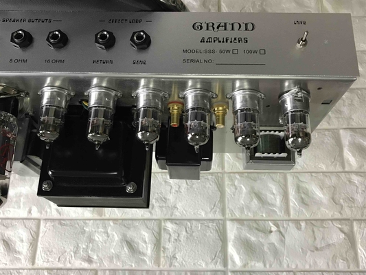 Custom Grand Tube Amplifier Head Steel String Singer SSS 100 in Purple Color 5881*4 12ax7*4 12at7*1 supplier