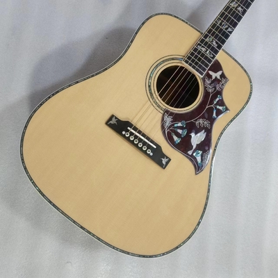 Custom Dove Style 6 Strings 41 inch Solid Rosewood Back Side Spruce Top OEM Acoustic Guitar in Natural Color supplier