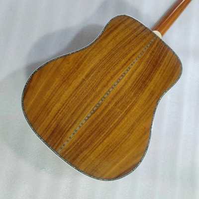 Custom Dove Style 6 Strings 41 inch Solid Rosewood Back Side Spruce Top OEM Acoustic Guitar in Natural Color supplier