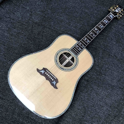 Custom Dove Style 6 Strings 41 inch Solid Rosewood Back Side Spruce Top OEM Acoustic Guitar in Natural Color supplier