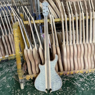 2023 NEW Custom Alembic Style Neck Through Body Mark King Signature Deluxe 5 Strings Electric Guitar Bass supplier