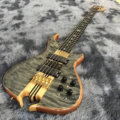 2023 NEW Custom Alembic Style Neck Through Body Mark King Signature Deluxe 5 Strings Electric Guitar Bass supplier