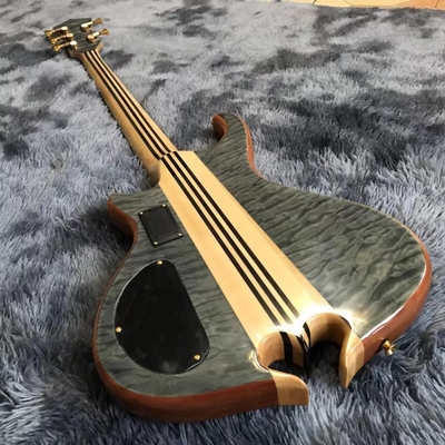 2023 NEW Custom Alembic Style Neck Through Body Mark King Signature Deluxe 5 Strings Electric Guitar Bass supplier