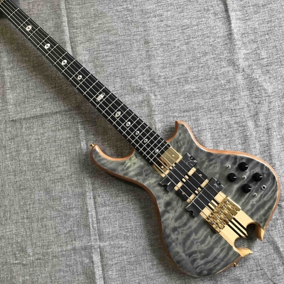 2023 NEW Custom Alembic Style Neck Through Body Mark King Signature Deluxe 5 Strings Electric Guitar Bass supplier