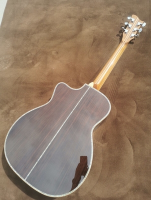 Custom 40 Inch GA Body All Solid Spruce Wood Acoustic Guitar supplier