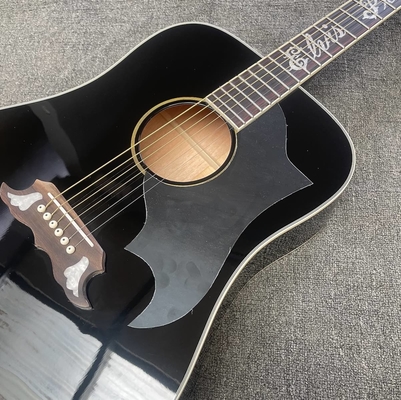 Miniature Acoustic Guitar ELVIS PRESLEY Dove Ebony Custom Black supplier