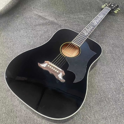 Miniature Acoustic Guitar ELVIS PRESLEY Dove Ebony Custom Black supplier