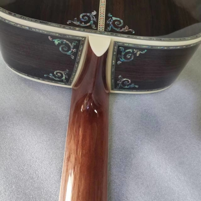 Custom MT Dreadnought D Body Sunburst Acoustic Guitar Wood Pickguard Martin D45 Guitar supplier