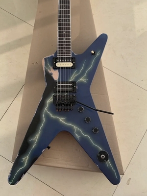 Factory Customized dean dimebag Electric Guitar Vintage Relic Aged Quality Electric Guitar, The Dean From Hell supplier