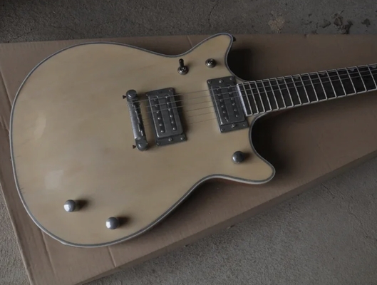 Factory Customized New Natural Wood Color Electric Guitar with A Top Quality supplier