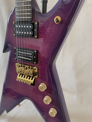 Custom Dean Dime Razorback DCR Black Tooth Limited Electric Guitar supplier