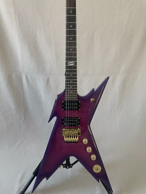 Custom Dean Dime Razorback DCR Black Tooth Limited Electric Guitar supplier