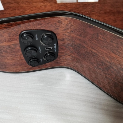 Custom Handcrafted OO Body Cutaway Acoustic Guitar with 12 Strings Double PRO Pickup supplier