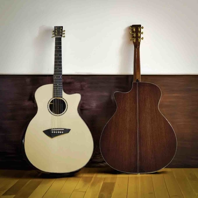 Custom GA Body SOLID WOOD Acoustic Guitar: SoliWood Masterpiece with Vintage Style supplier