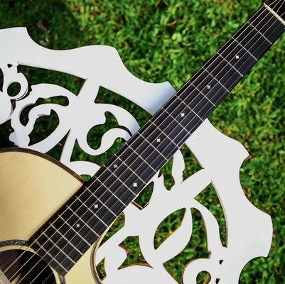 Custom GA Body SOLID WOOD Acoustic Guitar: SoliWood Masterpiece with Vintage Style supplier