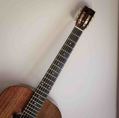 AAA All Solid Mahogany Wood Handmade Custom OM Acoustic Guitar supplier