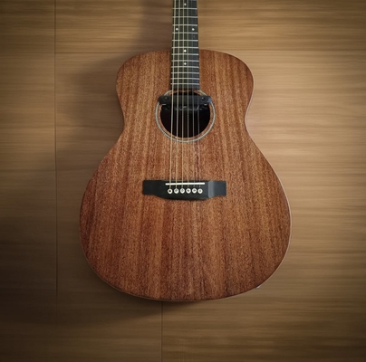 AAA All Solid Mahogany Wood Handmade Custom OM Acoustic Guitar supplier