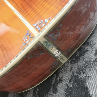 41 inch 12 strings full KOA wood D45 series glossy lacquer acoustic wood guitar supplier