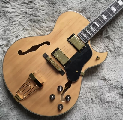 Custom Byrdland Electric Guitar Spruce Top Archtop Gold Hardware supplier
