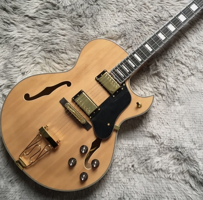 Custom Byrdland Electric Guitar Spruce Top Archtop Gold Hardware supplier