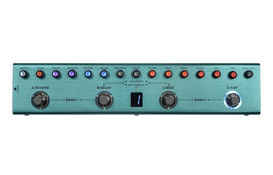 Custom Grand Wave TANK Rechargeable Guitar Multi-Effects Pedal Portable Accept Customized Pedal OEM supplier