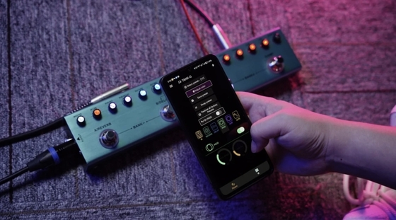 Custom Grand Wave TANK Rechargeable Guitar Multi-Effects Pedal Portable Accept Customized Pedal OEM supplier
