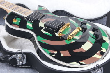 camouflage Custom Zakk Wylde bullseye guitar EMG 81/85 pickups Electric Guitar ems free shipping supplier