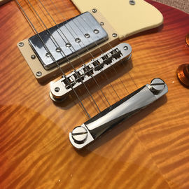New standard LP 1959 R9 electric guitar, Cherry burst color, frets cream binding, a piece of neck &amp; body, Tune-o-Matic b supplier