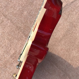 New standard LP slash electric guitar, Flame Maple Top, frets cream binding, one piece of neck &amp; body, Tune-o-Matic brid supplier
